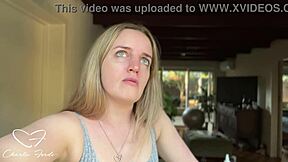 hey charlie forde cute blonde milf interview dirty talk backstage glimpse? 😉💋