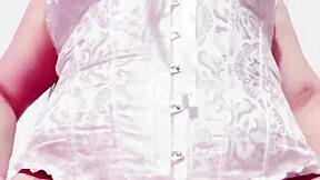 colombian stepmom's huge wet pussy drips in lingerie for boss!