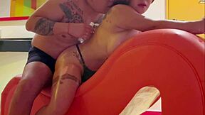 damn, her squirting orgasm hits like a latina explosion!