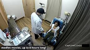 corporate slaves jasmine rose bent over in latex handcuffs for hairy doggystyle humiliation