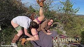 Caught my taboo stepmom squirting in the forest, wanna join?