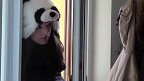 Why's this homeless Latina riding my monster cock so hard in the tub?