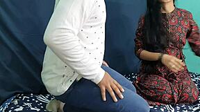 Indian teacher nails student doggystyle with hot Hindi dirty talk
