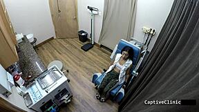 corporate slaves jasmine rose bent over in latex handcuffs for hairy doggystyle humiliation