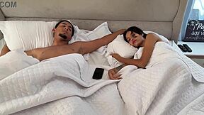 Best Friend Shares Bed and Girlfriend for Secret Fuck