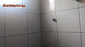 brazilian teen dances then orgasms in neighbor's shower