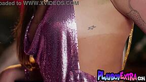 confidant brunette teen kelsey joan strips showin pierced nipples n shaved pussy unfoldin