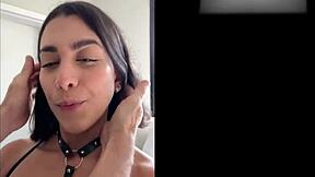 husband, watch your wife get stretched by a bigger cock from her friend