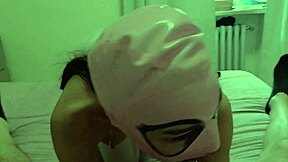 milf gives sloppy 10-min blowjob swallows every drop