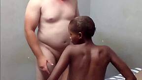 black pregnant 18yo slut sucks small daddy cock pro then fucked doggystyle missionary