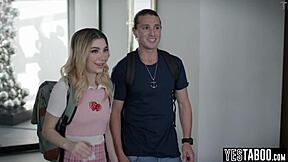 Mature nudist couple's wild foursome with stepson stepdaughter!