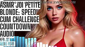 asmr joi petite blonde 18+ speed cum challenge!! countdown hfo audio porn 😈💦🔥