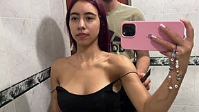 my latina stepsis dared to show big tits ass