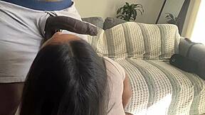 i love when he lets me suck his huge dick... amateur couple nysdel deepthroat!