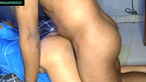 Petite ebony princess gets her tight pussy fucked hard by friend homemade!