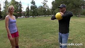 i'm this petite teen taking old man's monster cock facial