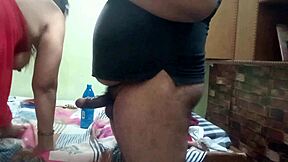 indian bhabhi teaches young lover hot blowjob lesson