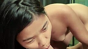 19yo thai cutie takes huge facial after all positions pounding