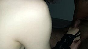 we both explode in orgasm as i rip her clothes and pound her tight shaved pussy hard