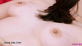 casting elegant brunette model daddy's petite milf body massage