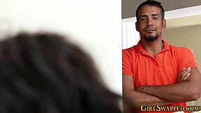 stepteen 18+ covered in thick jizz facial