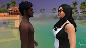 Young Lover Tempts Gorgeous Vacation Beurette Secretly