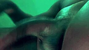 Sneak peek horny African breeder strokes massive BBC till bust