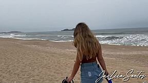 took my latina friend beach trail she craved public milk from my cock