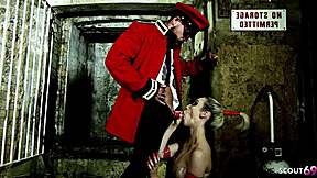 Slim Blonde With Big Tits Gets Brutal BDSM Dungeon Fuck By Master!