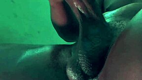 Sneak peek horny African breeder strokes massive BBC till bust