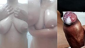 Small Dick Cums Hard Watching GF Masturbate Compilation