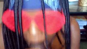 Sloppy Ebony Teen Deepthroats For Valentine's Cumshot‼