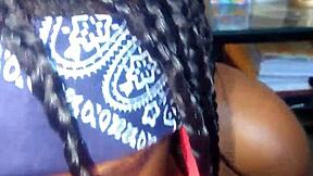 Sloppy Ebony Teen Deepthroats For Valentine's Cumshot‼