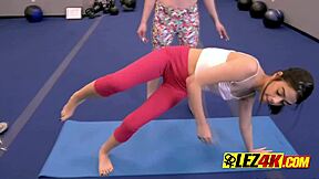 Workout Turns Into Steamy Pussy Licking Session