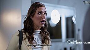 My stepson's fake girlfriend sneaks off to fuck his stepdad rough