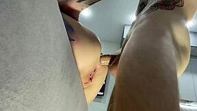 Fuck this cute russian student's gaping big ass now!