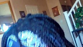Sloppy Ebony Teen Deepthroats For Valentine's Cumshot‼
