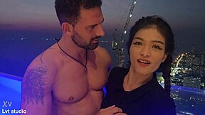 Skinny Thai Teen's Tight Pussy Takes Big Cock In Wild Outdoor Ride!