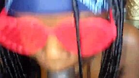 Sloppy Ebony Teen Deepthroats For Valentine's Cumshot‼