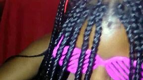 Sloppy Ebony Teen Deepthroats For Valentine's Cumshot‼