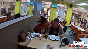 my heart races watching big white cock pound polly's busty thai teen tits and pussy