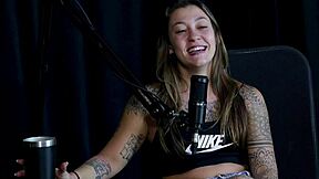 watch damiana's wild dirty talk and sheer red tease on brazil cast