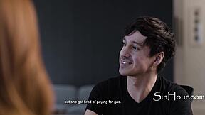 My stepson's fake girlfriend sneaks off to fuck his stepdad rough