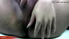 THAI LADYBOY STROKES HAIRY SHECOCK WITH HUGE BALLS!