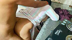 indian bhabhi moans as neighbor boy fucks her tight pussy doggystyle