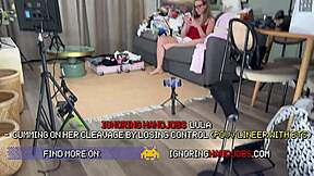 tennis skirt girl no panties no bra jerks big cock pov