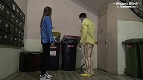 behind the scenes: lili charmelle bangs homeless dude doggystyle 😈 deepthroat action! 🔥