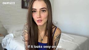 boyfriend hates how my new lingerie shows off my tight submissive pussy