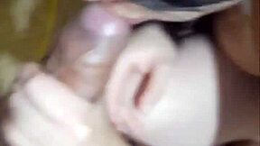 my teen gf in lingerie sucks cock so rich mmm
