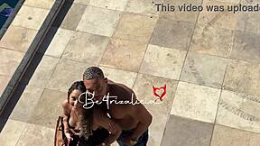 he paid for her tattoo with his skinny latina friend's tight pussy